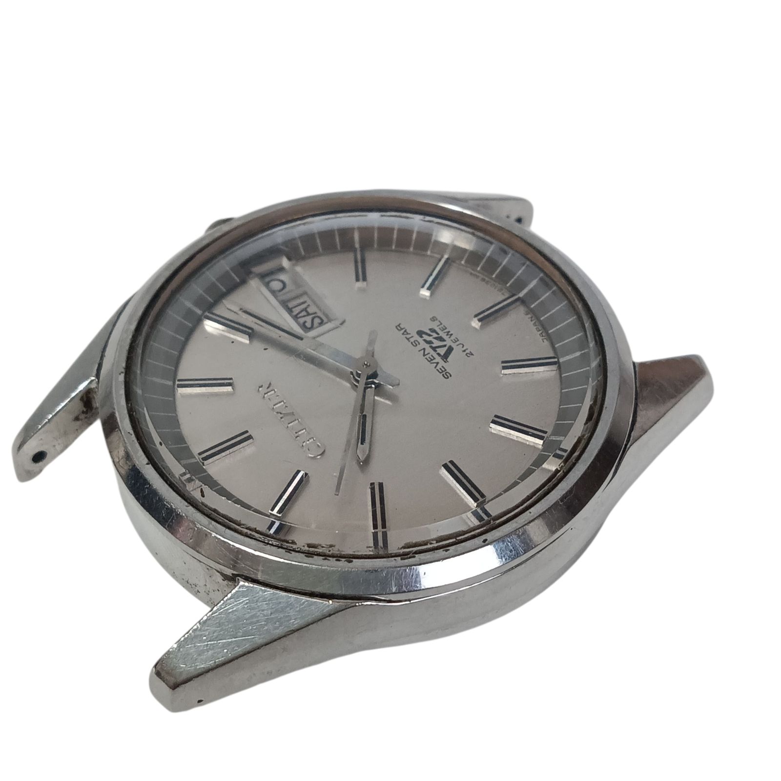 稼働 1116-1 CITIZEN SEVEN STAR V2 シチズン セブンスター 4-720687 メンズ腕時計 自動巻き フェイスのみ デイデイト WWW_SMP1DAWEKUDUS_SCH_ID