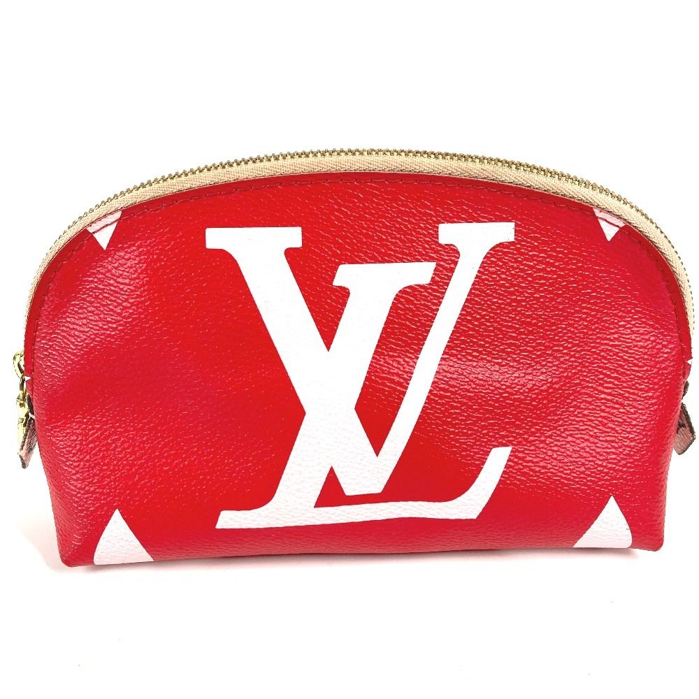 LOUIS VUITTON ルイヴィトン ポーチ ポシェットコスメティック M67694 モノグラムキャンバス レッド