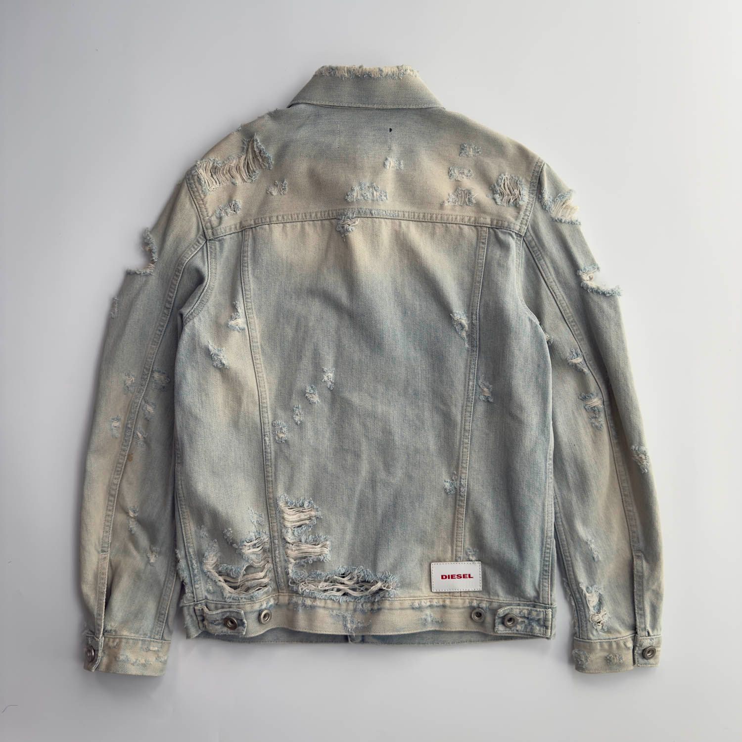 DIESEL (ディーゼル) 3rdタイプ クラッシュ加工 デニムジャケット