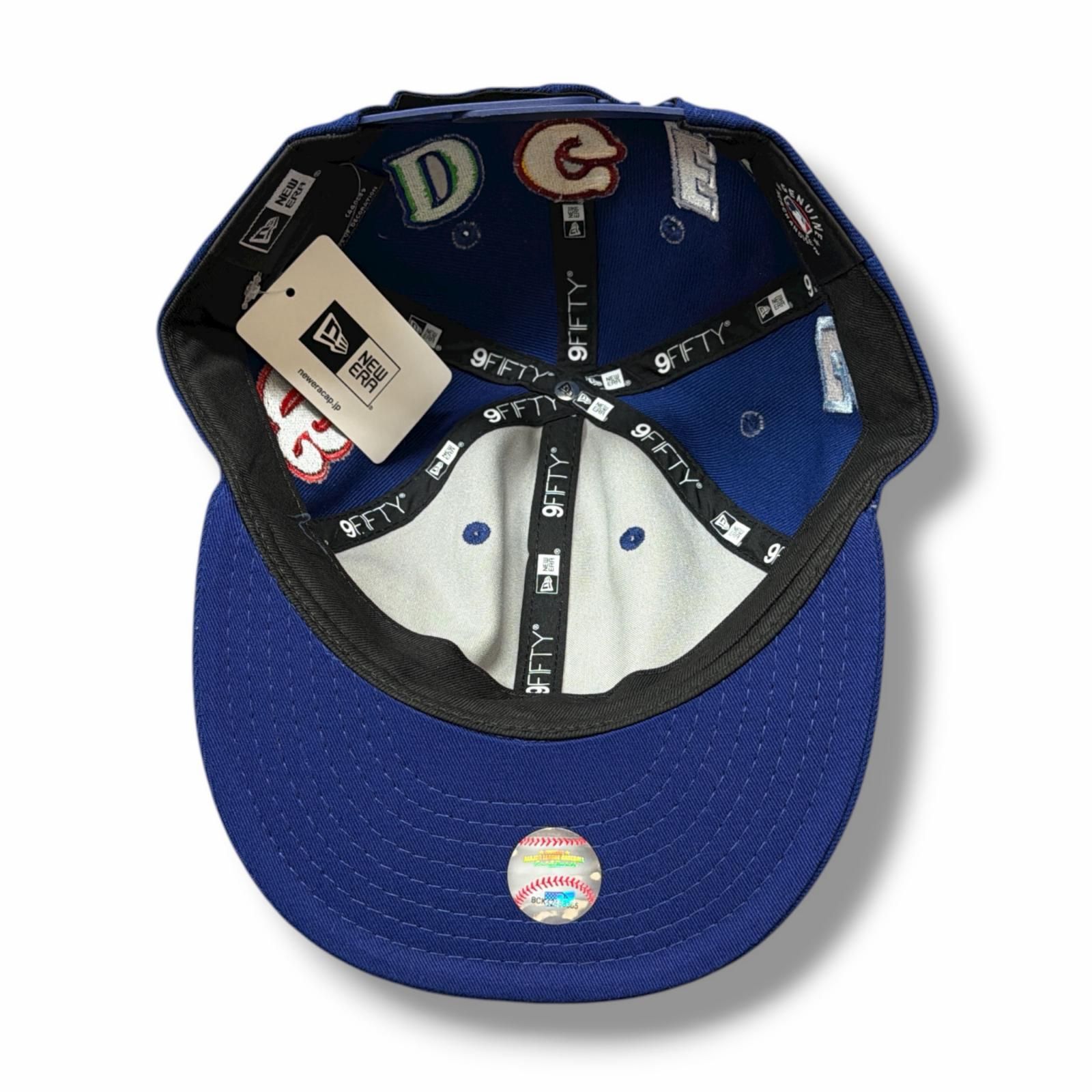 参考上代19800円 未使用 SAINT MICHAEL × NEW ERA NE_Cap DODGERS Blue