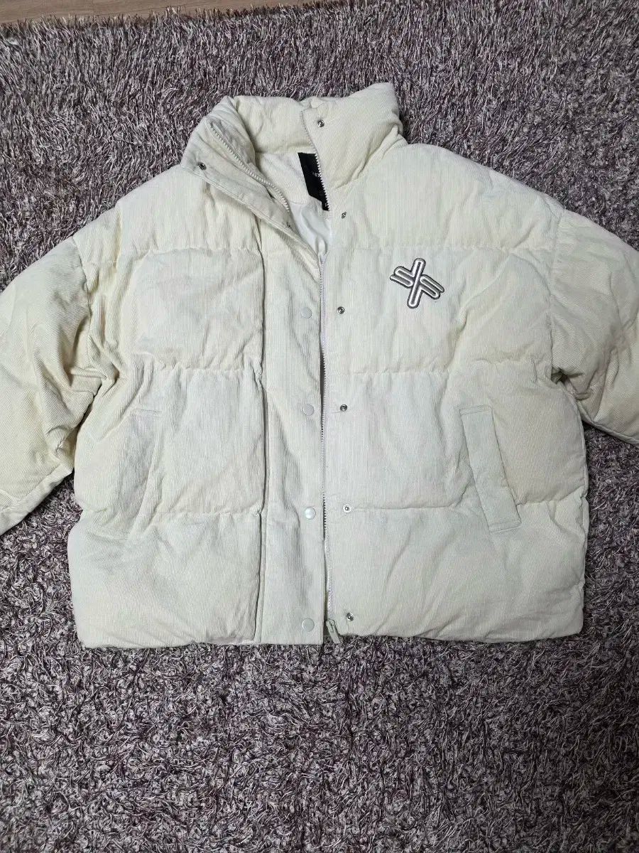 ゼクシィミックス コーデュロイ ダウン クリームベージュ