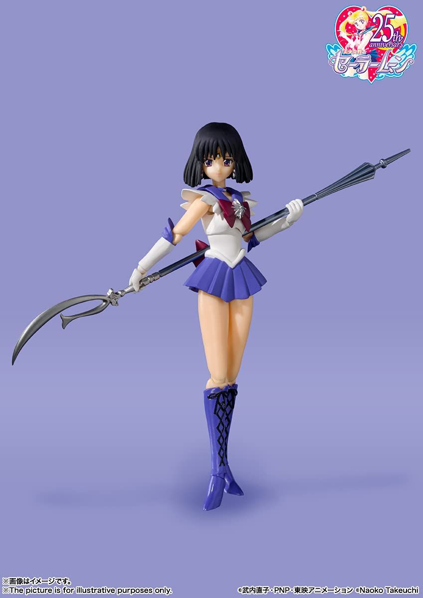 NATIONS S H フィギュアーツ 美少女戦士セーラームーンR セーラーサターン Animation Color Edition 約130 mm PVC ABS製 塗装済み可動フィギュア