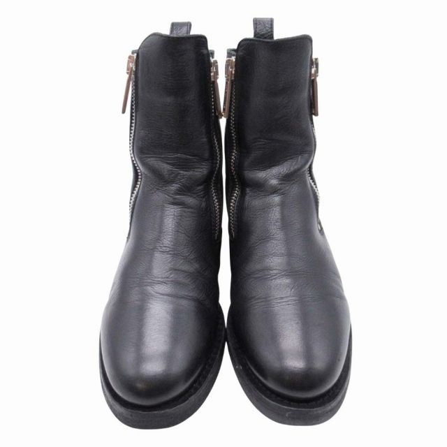 ディースクエアード DSQUARED2 サイド ジップアップ レザー ショート