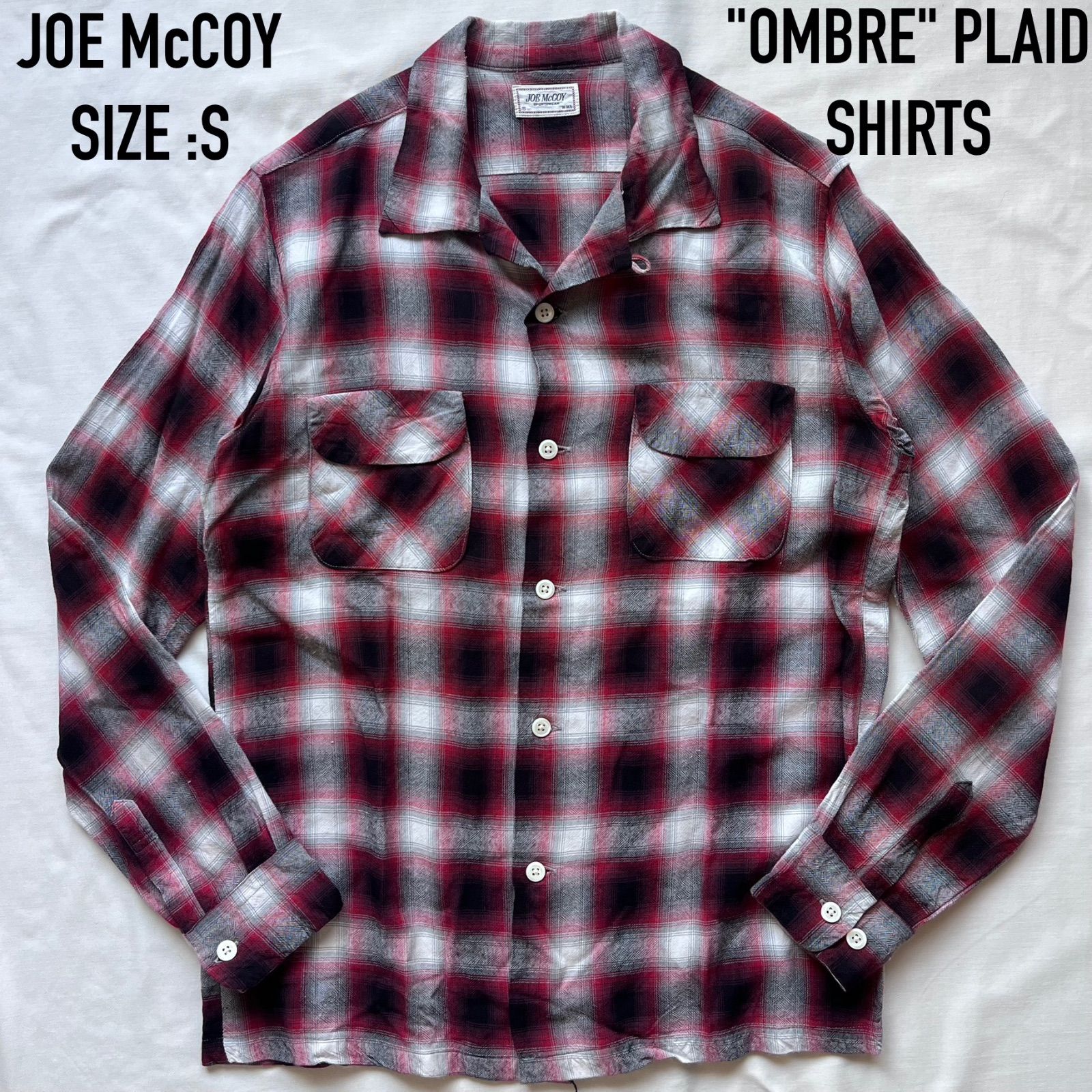 joe mccoy ジョーマッコイ オンブレシャツ レーヨンシャツ リアル