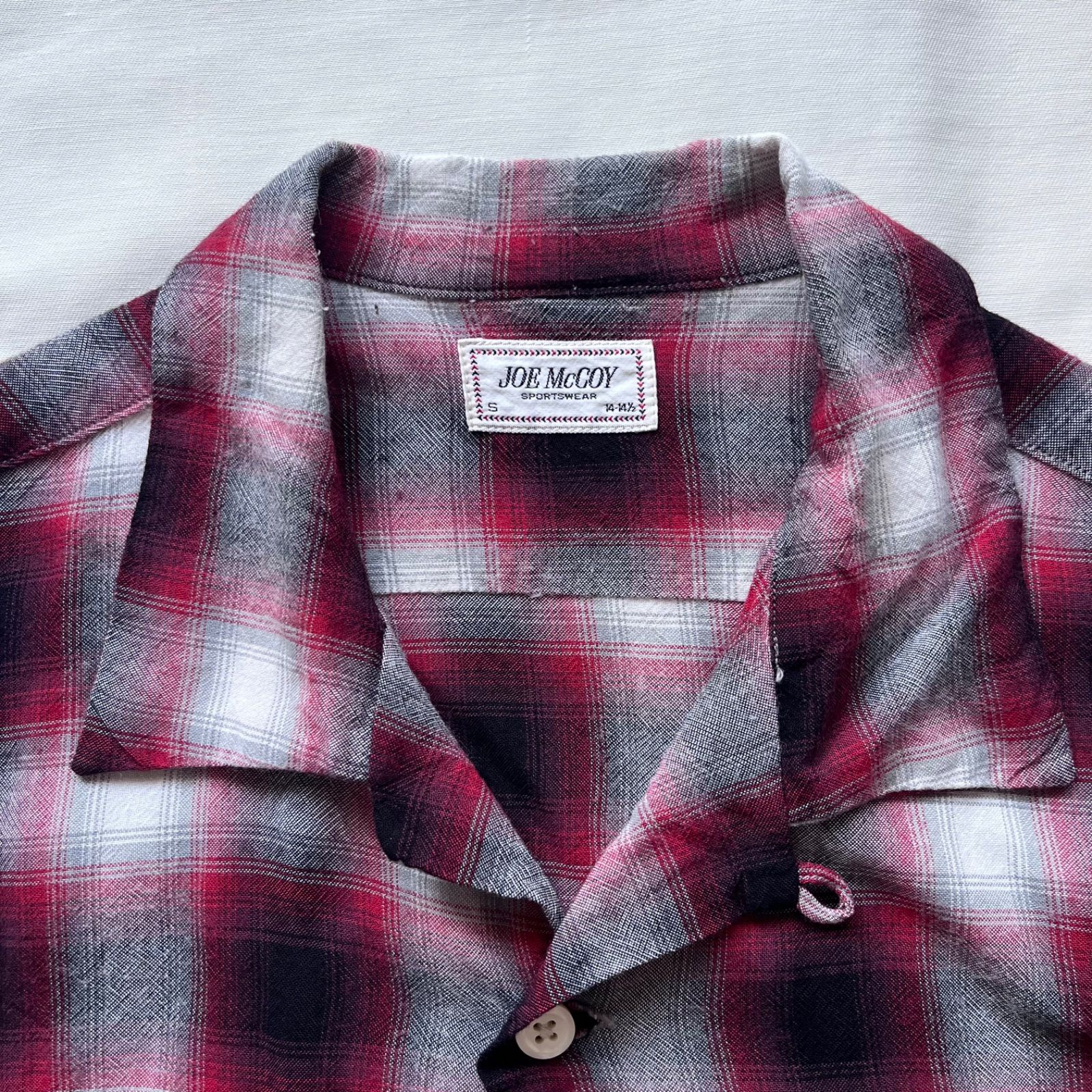 joe mccoy ジョーマッコイ オンブレシャツ レーヨンシャツ リアル