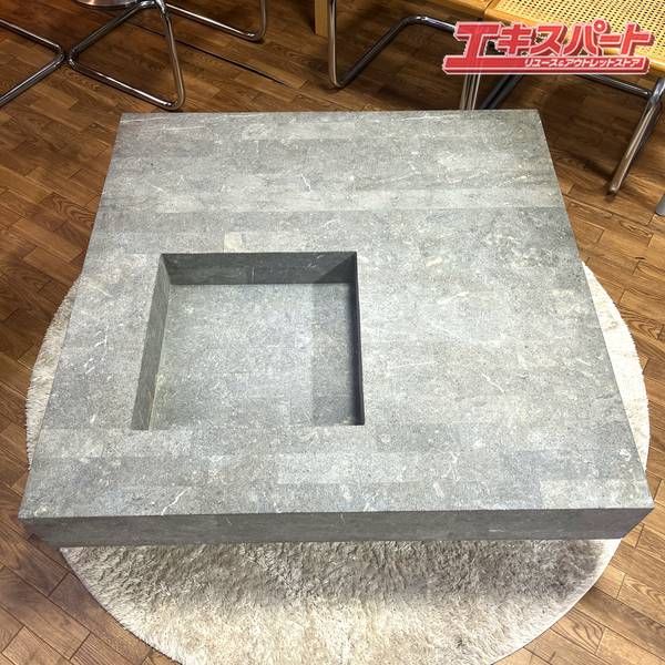 HUKLA フクラ ELT001 スクエア ストーン センターテーブル 美品 戸塚店