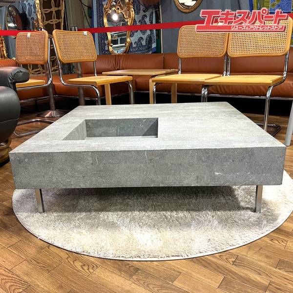 HUKLA フクラ ELT001 スクエア ストーン センターテーブル 美品 戸塚店