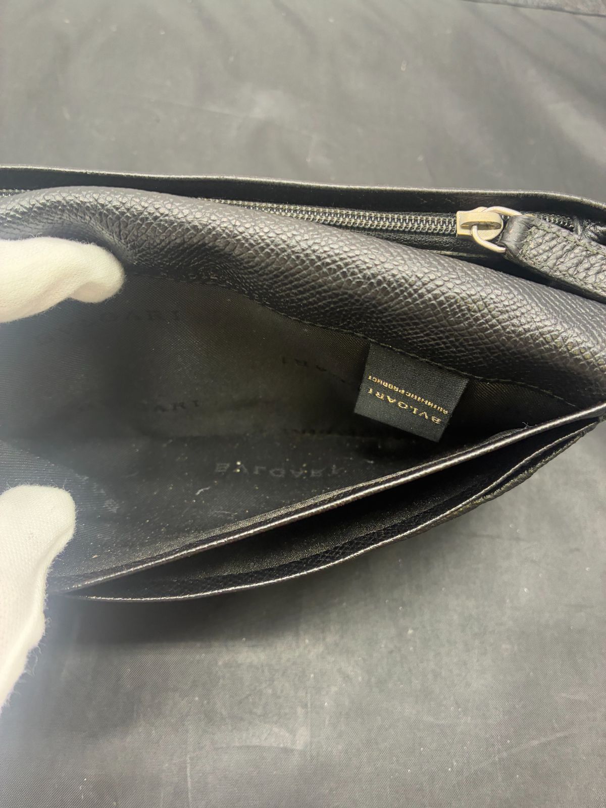  ブルガリ 財布 黒 財布(男性用) ファッション小物