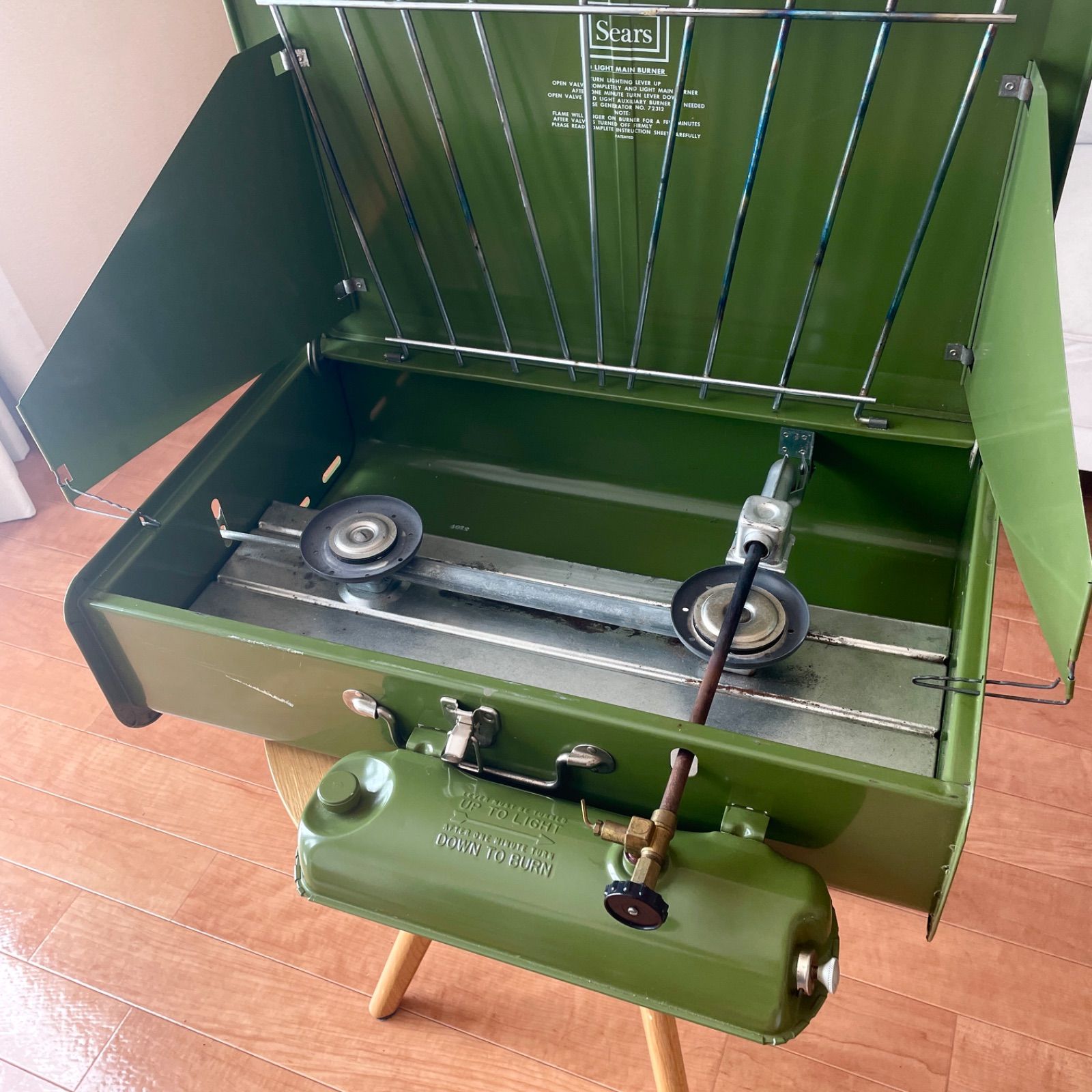 SEARS ROEBUCK Model 476 シアーズ ツーバーナー ストーブ SEARS ROEBUCK Model 476 シアーズ ツーバーナー ストーブ Vintage