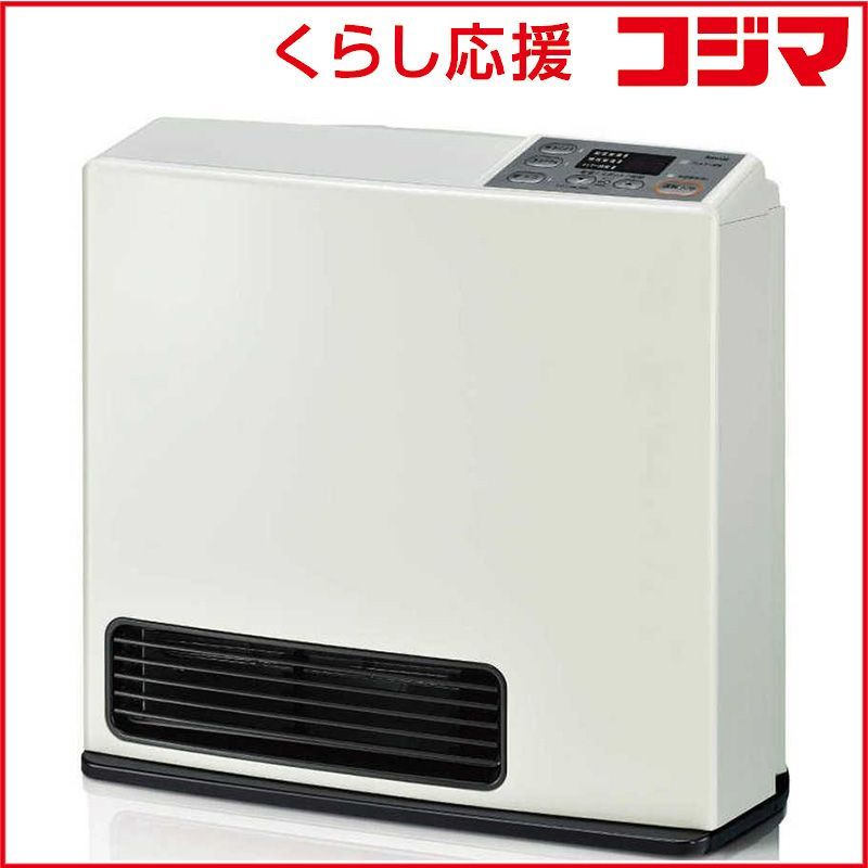 新品 未開封 】 リンナイ Rinnai ガスファンヒーター ホワイト [木造11