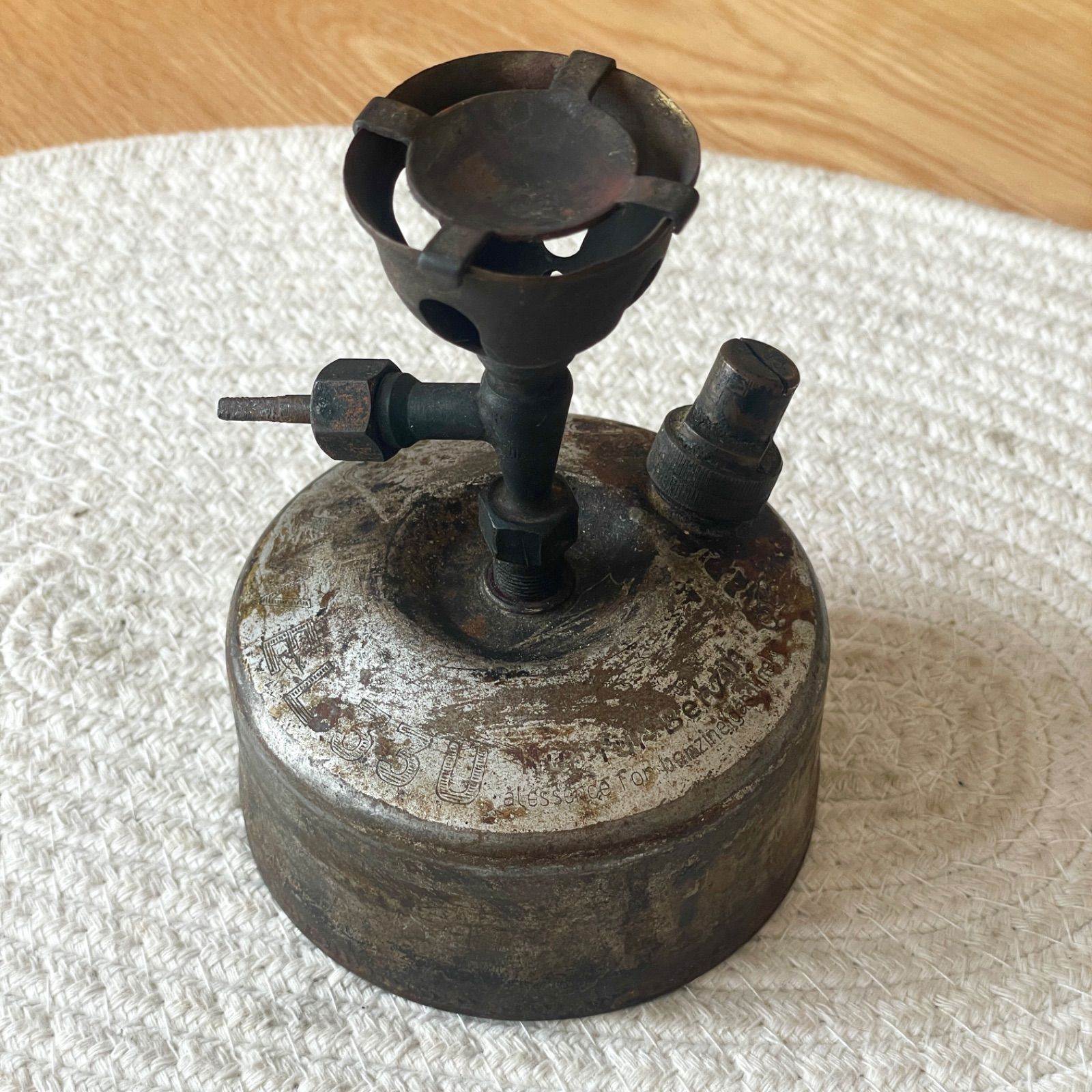 現品限り Juwel 33U ARARA 37 ケース ドイツ分隊ストーブ 缶スト スチールタンク ガソリン 筒スト ミリタリー 軍隊 アウトドア キャンプ