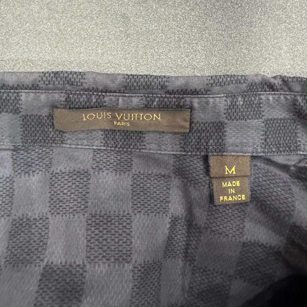 LOUIS VUITTON ルイシャツ 長袖 ダミエグラフィット M シャツ D25071483 GINKGOPHARMACY_COM