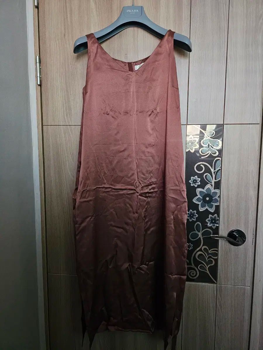 シルク100 TIME タイム The HANDSOME シルクスリップワンピース シルクワンピース