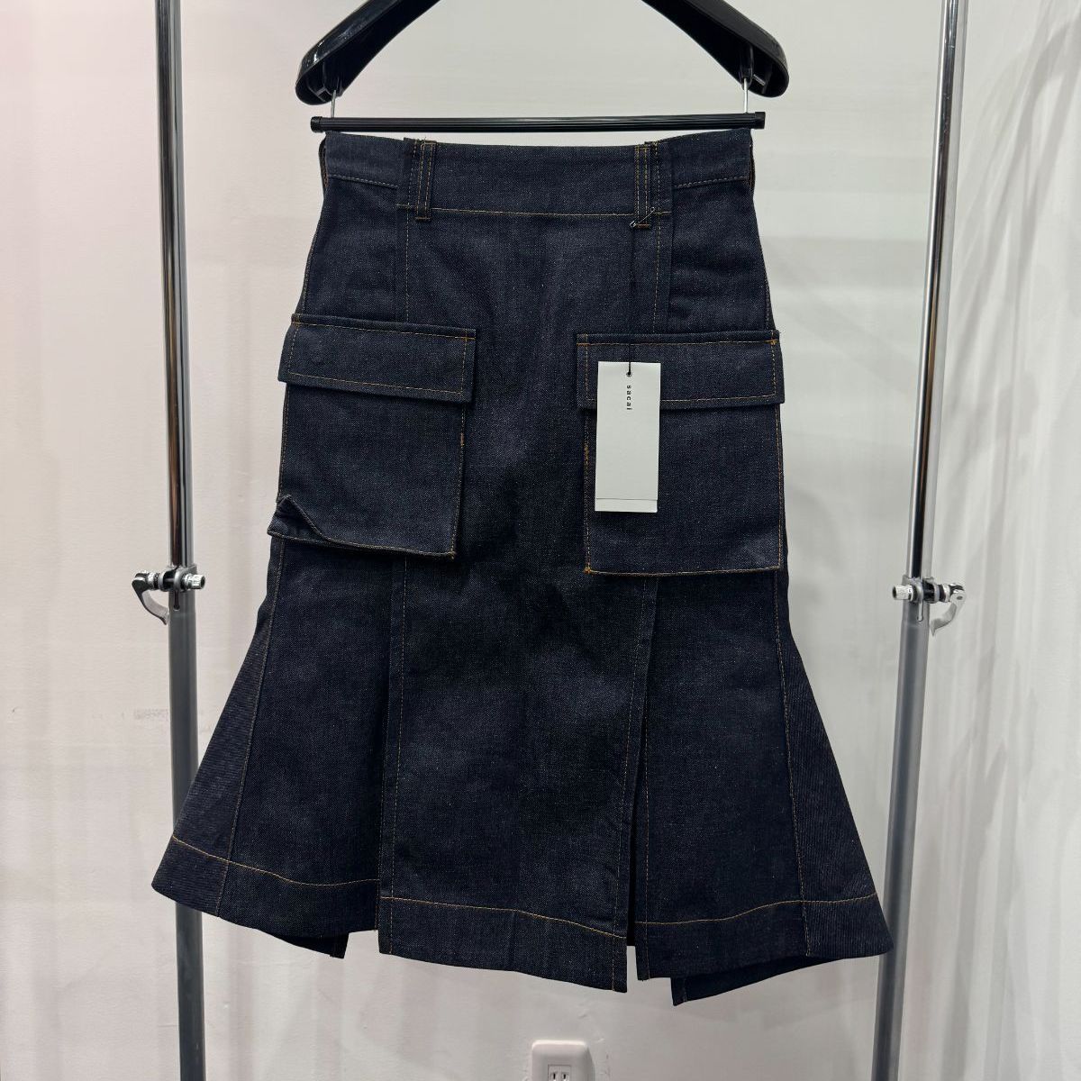 sacai デニムスカート 24-07355 D25073074