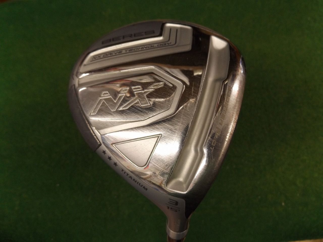 2584 BERES NX 3W 15° 純正カーボン UNI-FLEX カバー有 ホンマ ベレス フェアウェイウッド ゴルフクラブ.990721