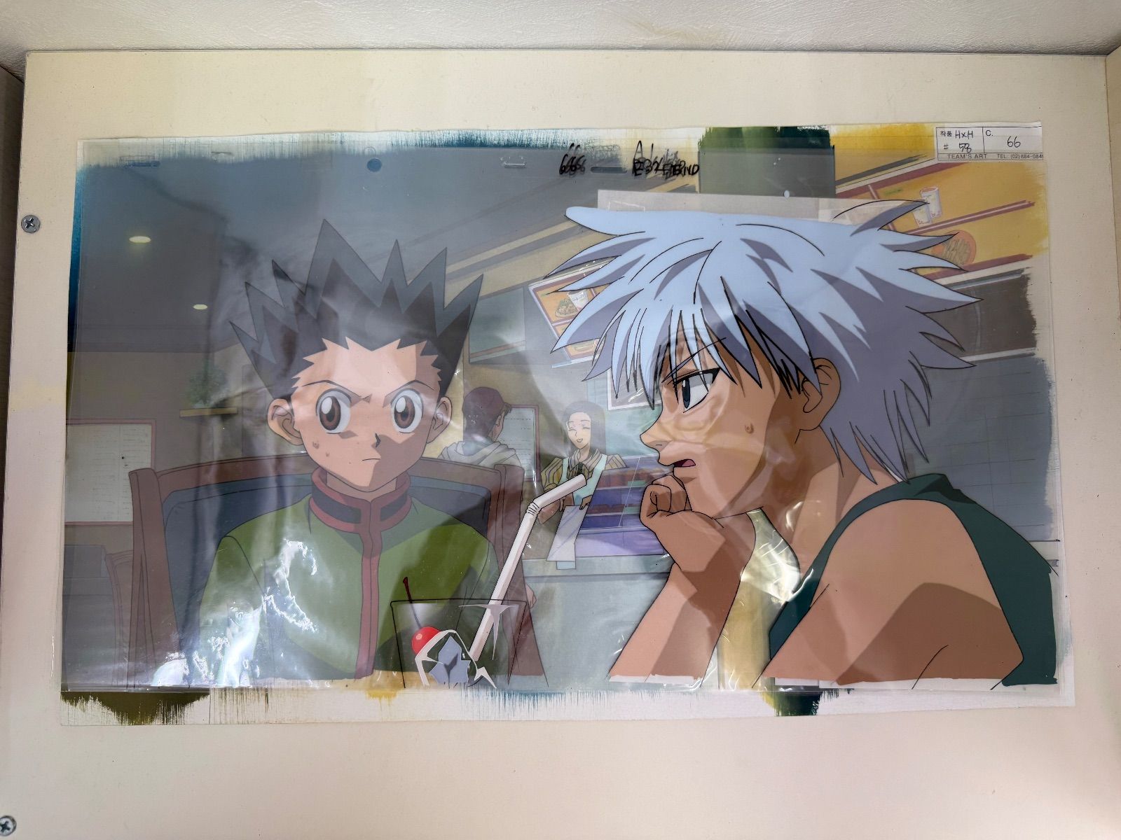 激レア品　ハンターハンターOVA全巻購入特典　セル画　ゴン HUNTER × HUNTER OVA全巻購入特典 セル画 ゴン 激レア品 ハンター