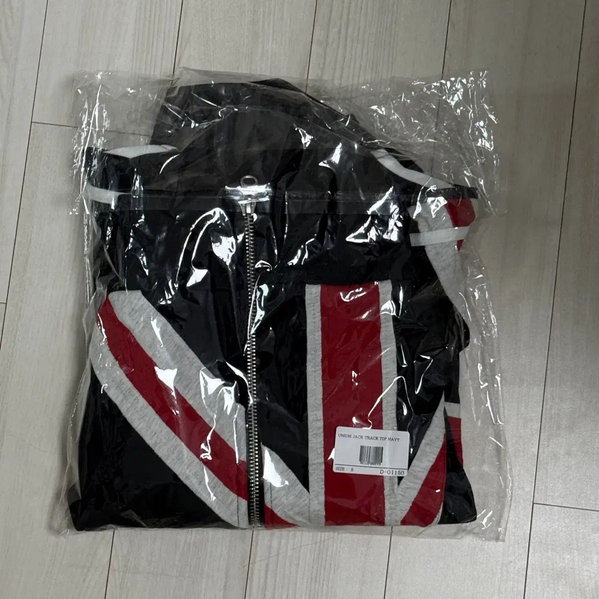 スキーイズム IN DUUCING ユニオンジャック トラックジャージ ネイビー S