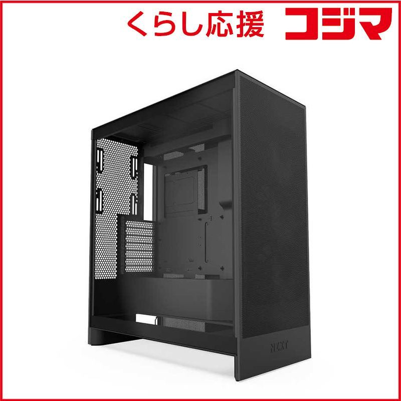 NZXT H7 FLOW 2025 ATX microATX miniITX対応 ミドルタワーケース ブラック CM-H72FB-01