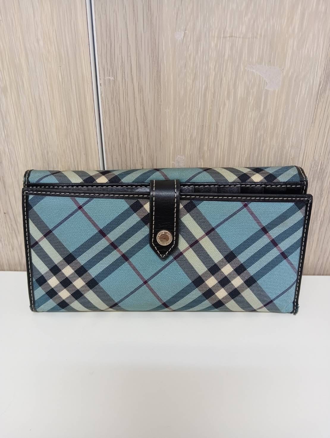 バーバリー ブルーレーベル Burberry チェック柄 長財布 レディース