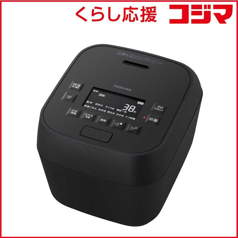 東芝 TOSHIBA 炊飯器 3 5合 炎匠炊き 真空圧力IH グランブラック RC 6 MGX K