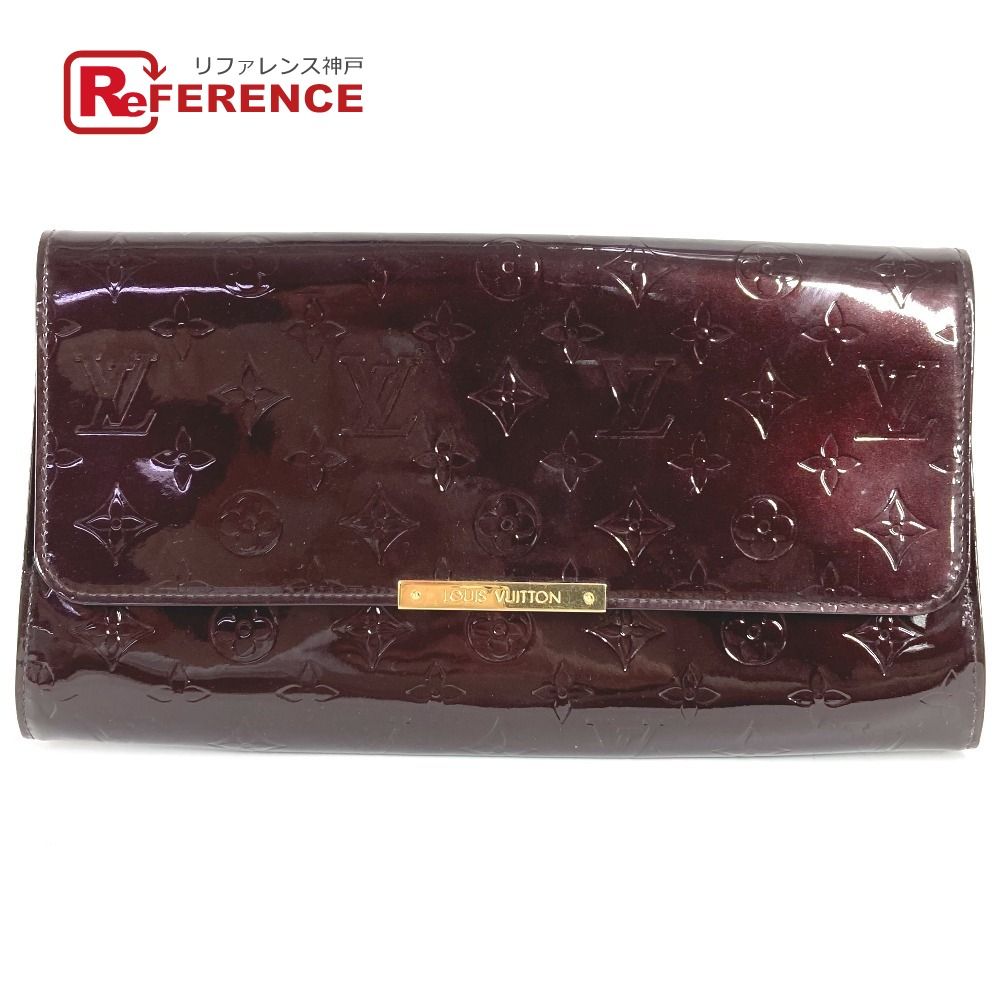 LOUIS VUITTON ルイヴィトン クラッチバッグ ロバートソン M91548 モノグラムヴェルニキャンバス アマラント パープル