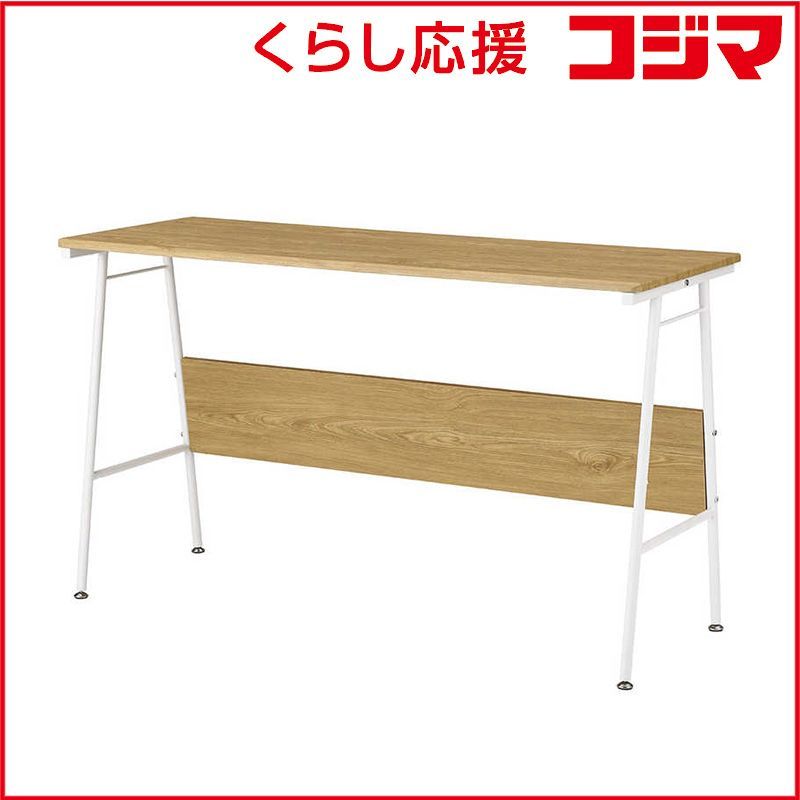 ナカバヤシ シンプルワークデスク Ｗ１２００ ナチュラル木目 FDA-1245-NA