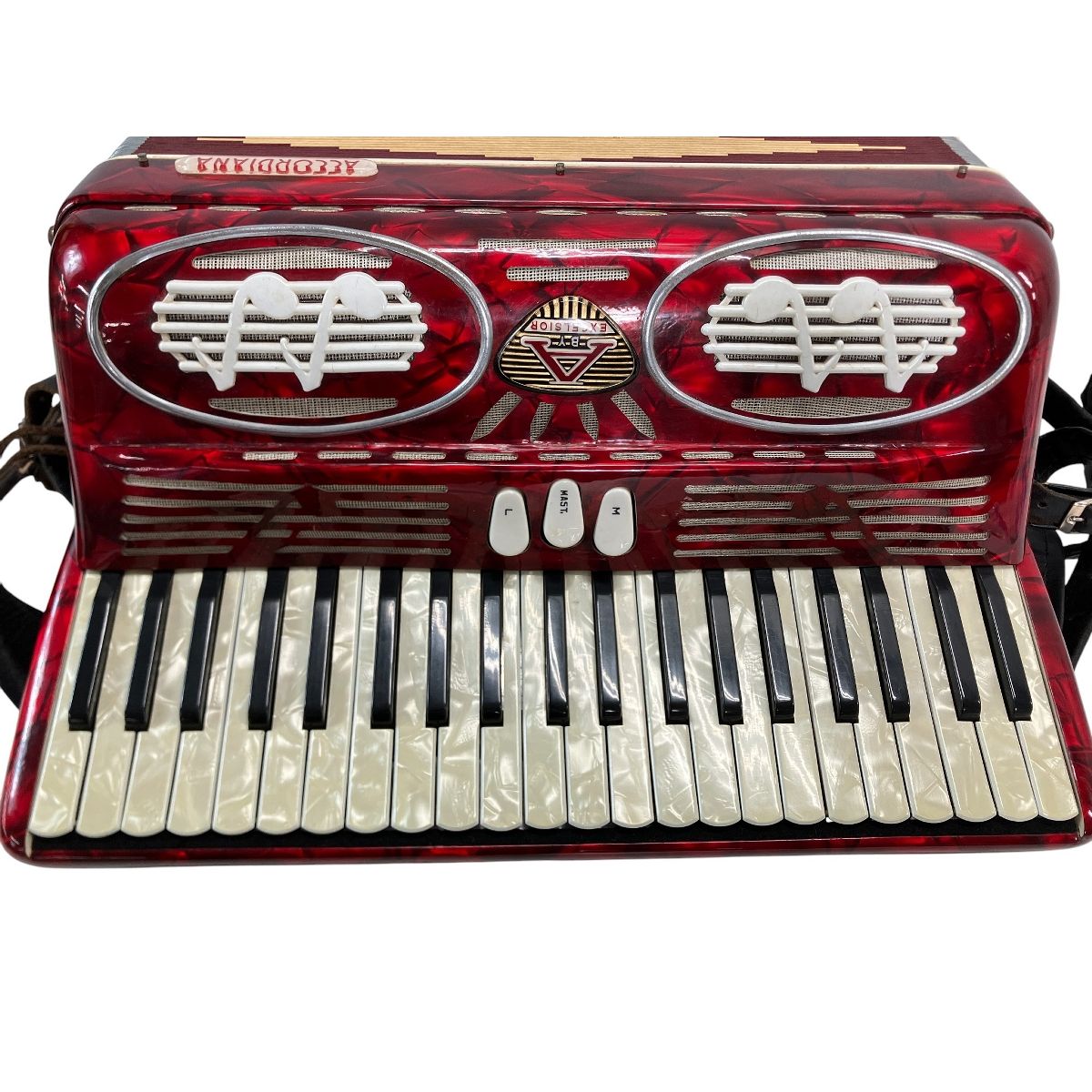 EXCELSIOR アコーディオン 41鍵 120 上物中古アコ 整備済み即演奏
