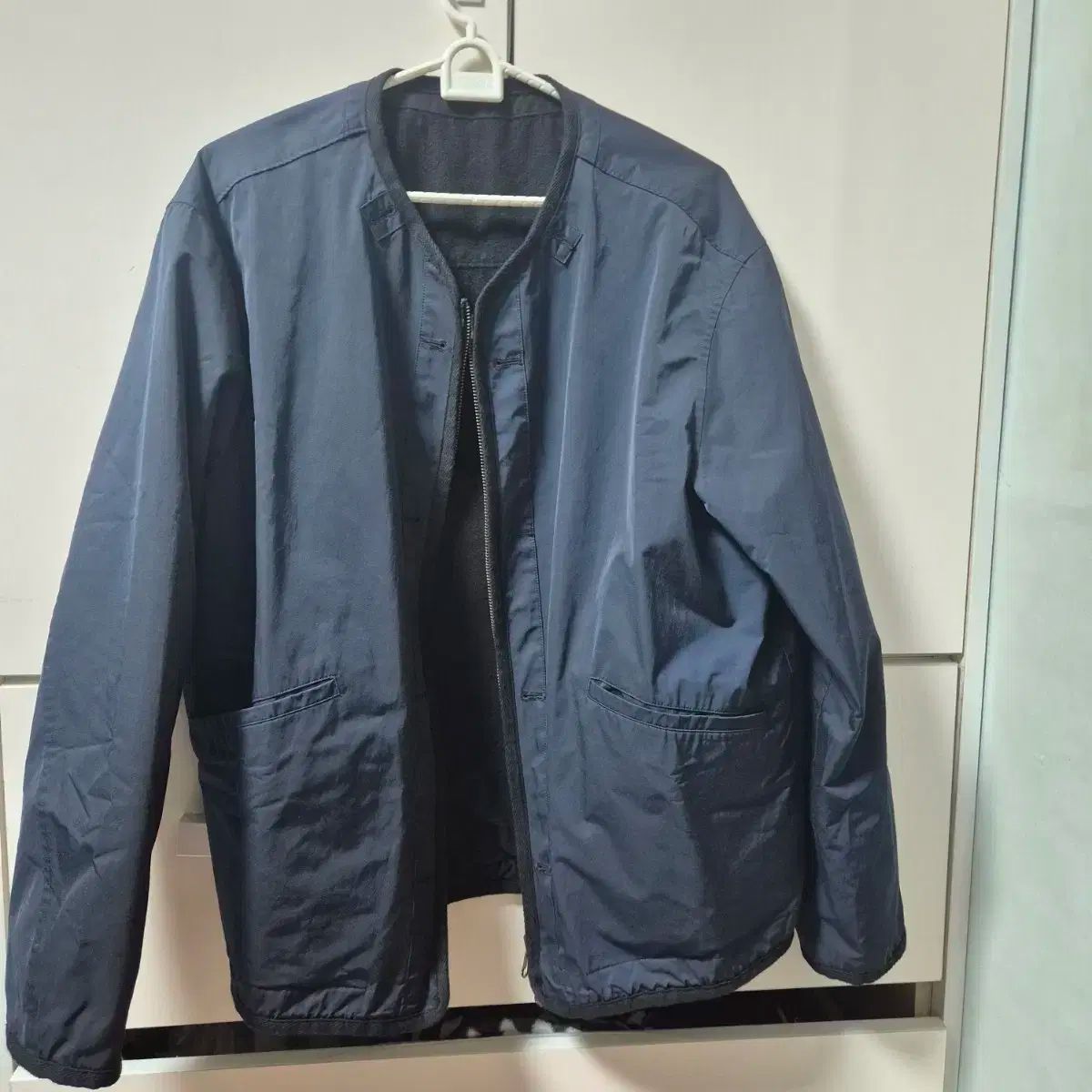 1 ゴーナク 24fw リバーシブル ライナージャケット ネイビー