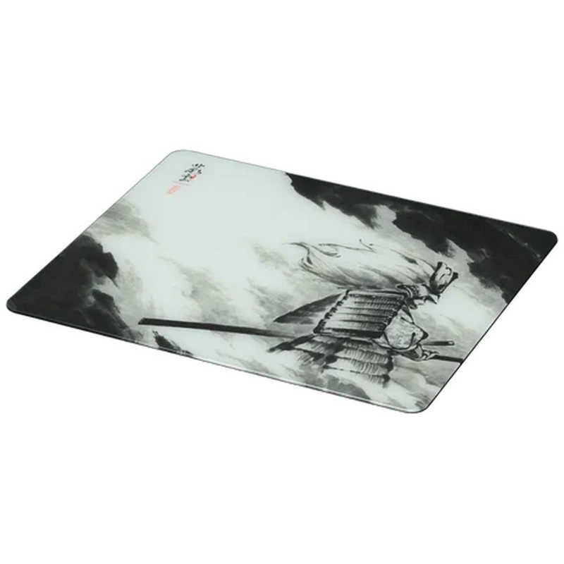 ゲーミングマウスパッド 420 x 500 3 5 mm AIM 1 ブラック＆ホワイト マウスパッド マウス トラックボール PC周辺機器