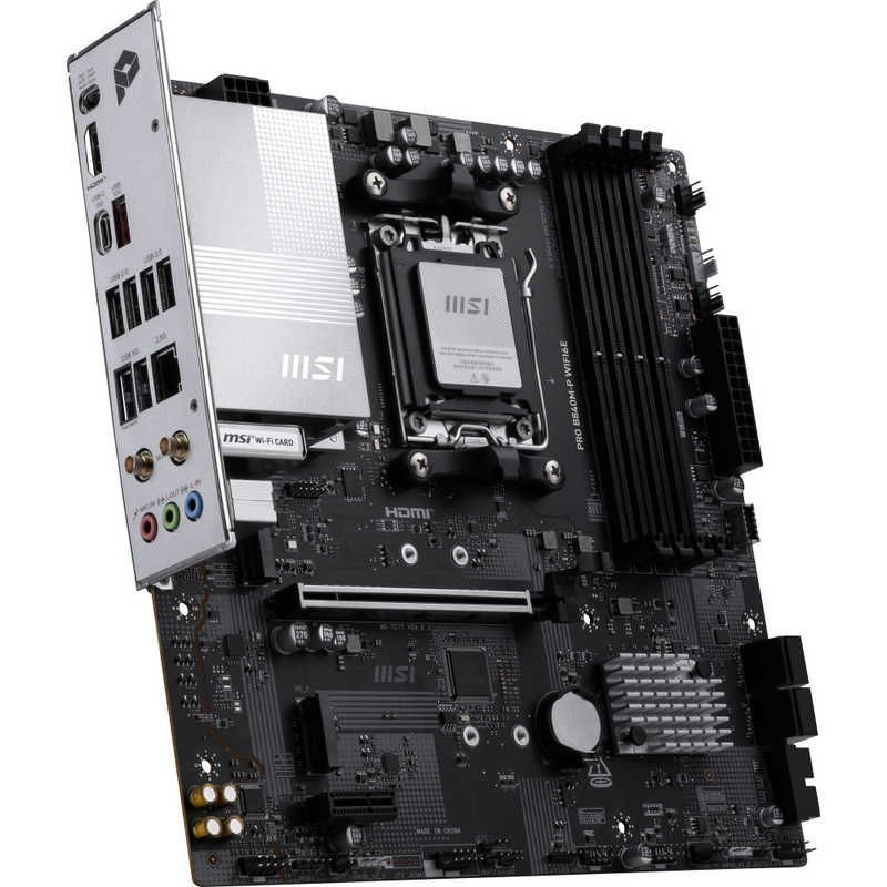 MSI マザーボード Socket AM 5 MicroATX PRO B 840 M P WIFI 6 E