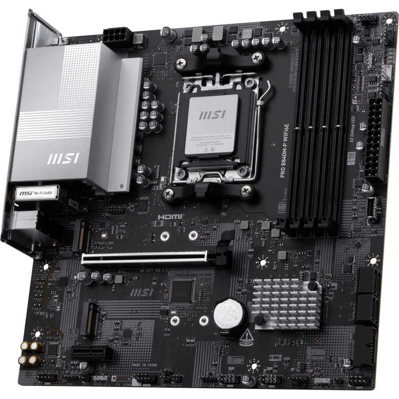 MSI マザーボード Socket AM 5 MicroATX PRO B 840 M P WIFI 6 E マザーボード PCパーツ