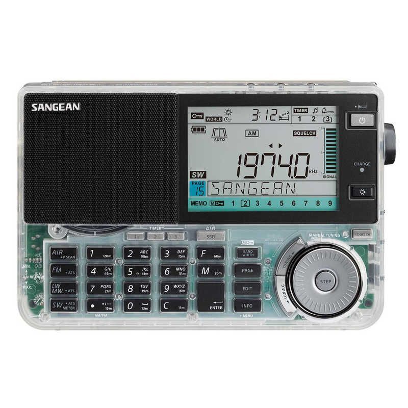 SANGEAN マルチバンドラジオ ワイドFM対応 AM FM 短波 長波 スケルトンクリア ATS-909X2J-CL