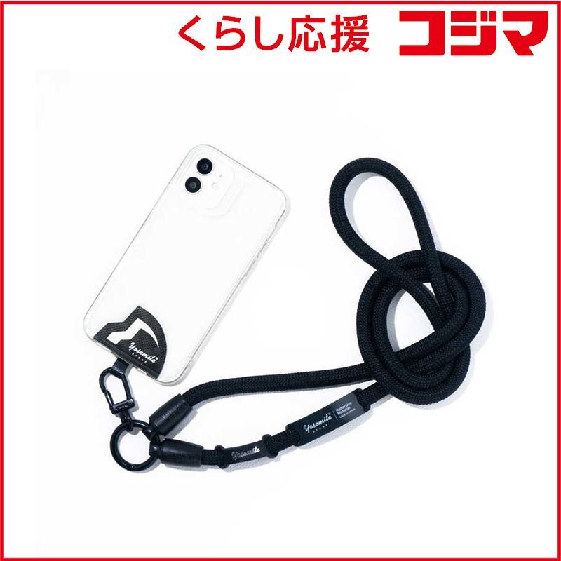 SMOKEYSUNDAY YOSEMITE MOBILE STRAP Mad Black G YOSEMITE STRAP YMS-3000-93