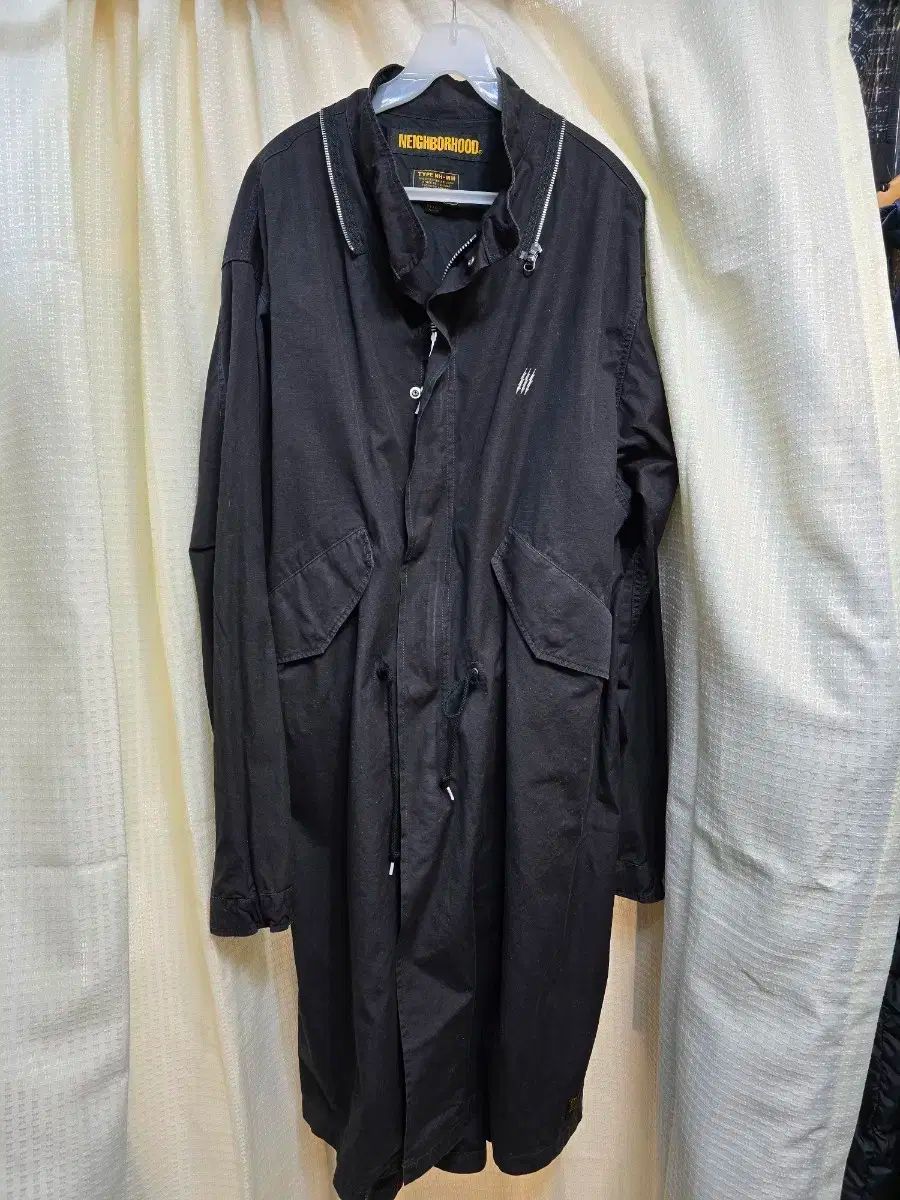 ネイバーフッド ブラック ロング マウンテンパーカー ジャケット