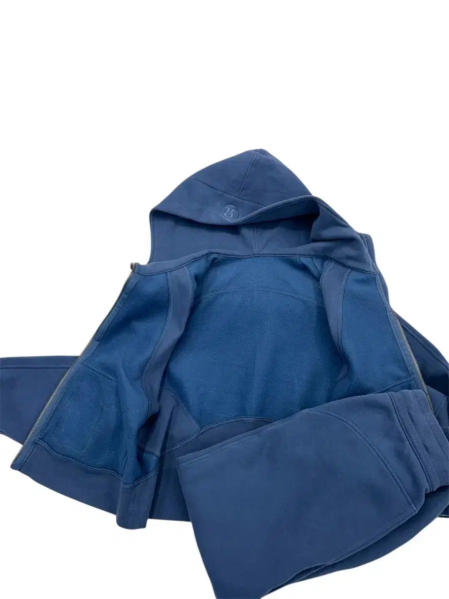 ルルレモン ブルー WHO ジップアップ ズボン セット