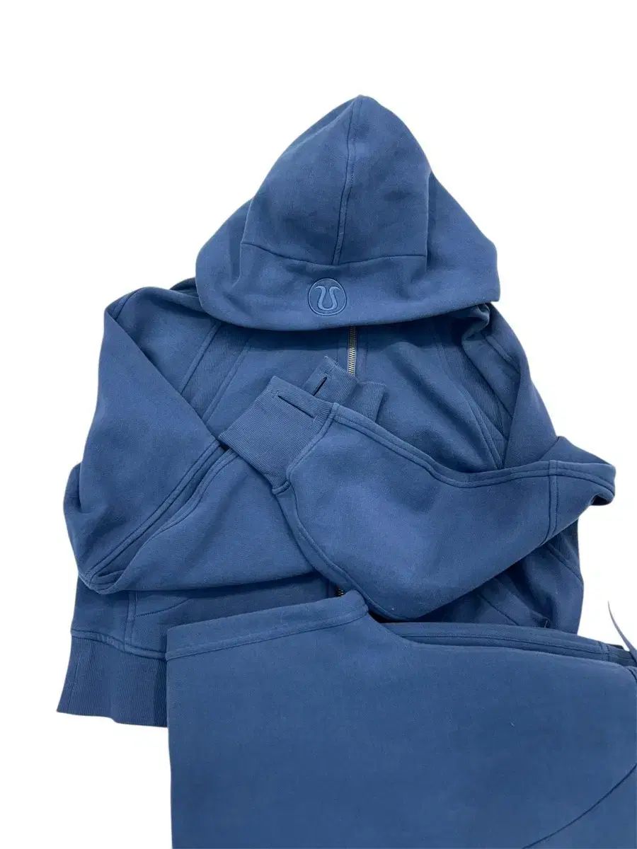 ルルレモン ブルー WHO ジップアップ ズボン セット