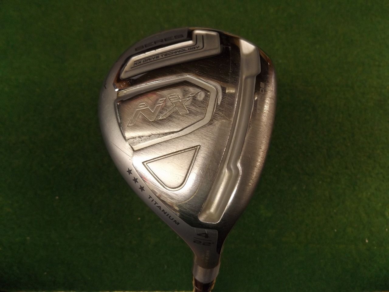 3855 BERES NX 4 22° 純正カーボン UNI-FLEX 差戻し カバー有 ホンマ ベレス ユーティリティ ゴルフクラブ .990745