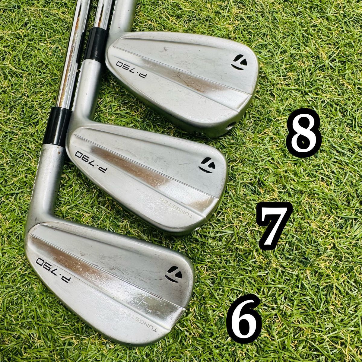 【良品】テーラーメイド P790 2023 メンズアイアンセット 6本 S テーラーメイド P790（2023） アイアンセット 6-P 5本 テーラーメイド