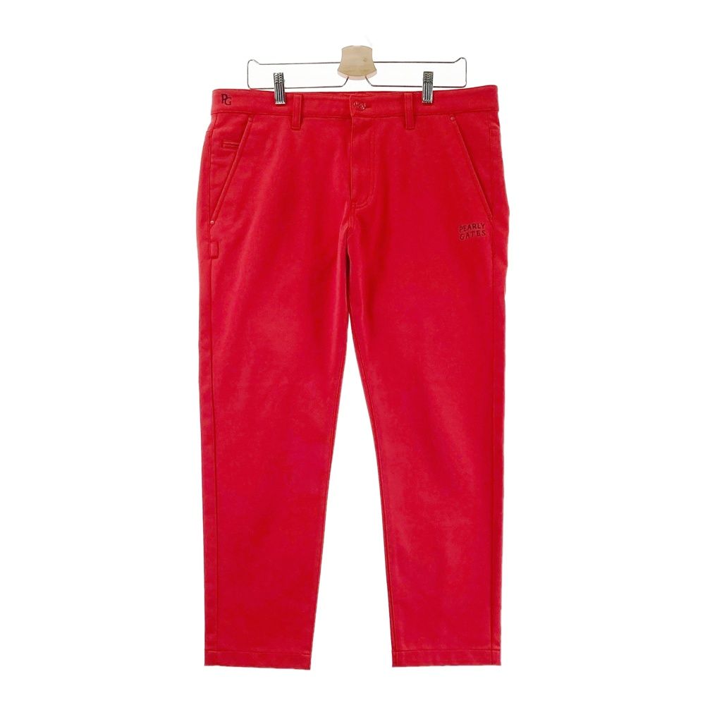 サイズ 7 PEARLY GATES パーリーゲイツ ロングパンツ レッド系 240101556361 ゴルフウェア メンズ ストスト