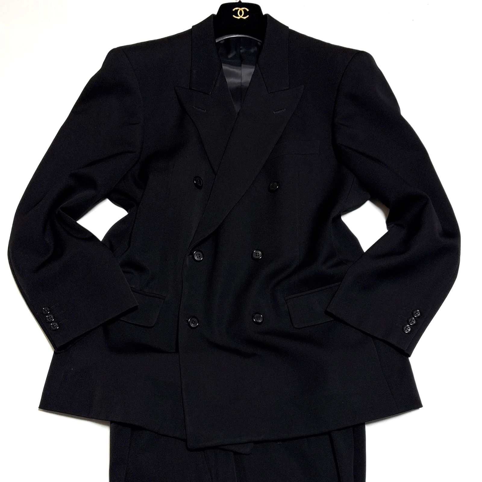 CDK SUPER TEX FORMAL ブラックフォーマル ダブルブレストスーツ