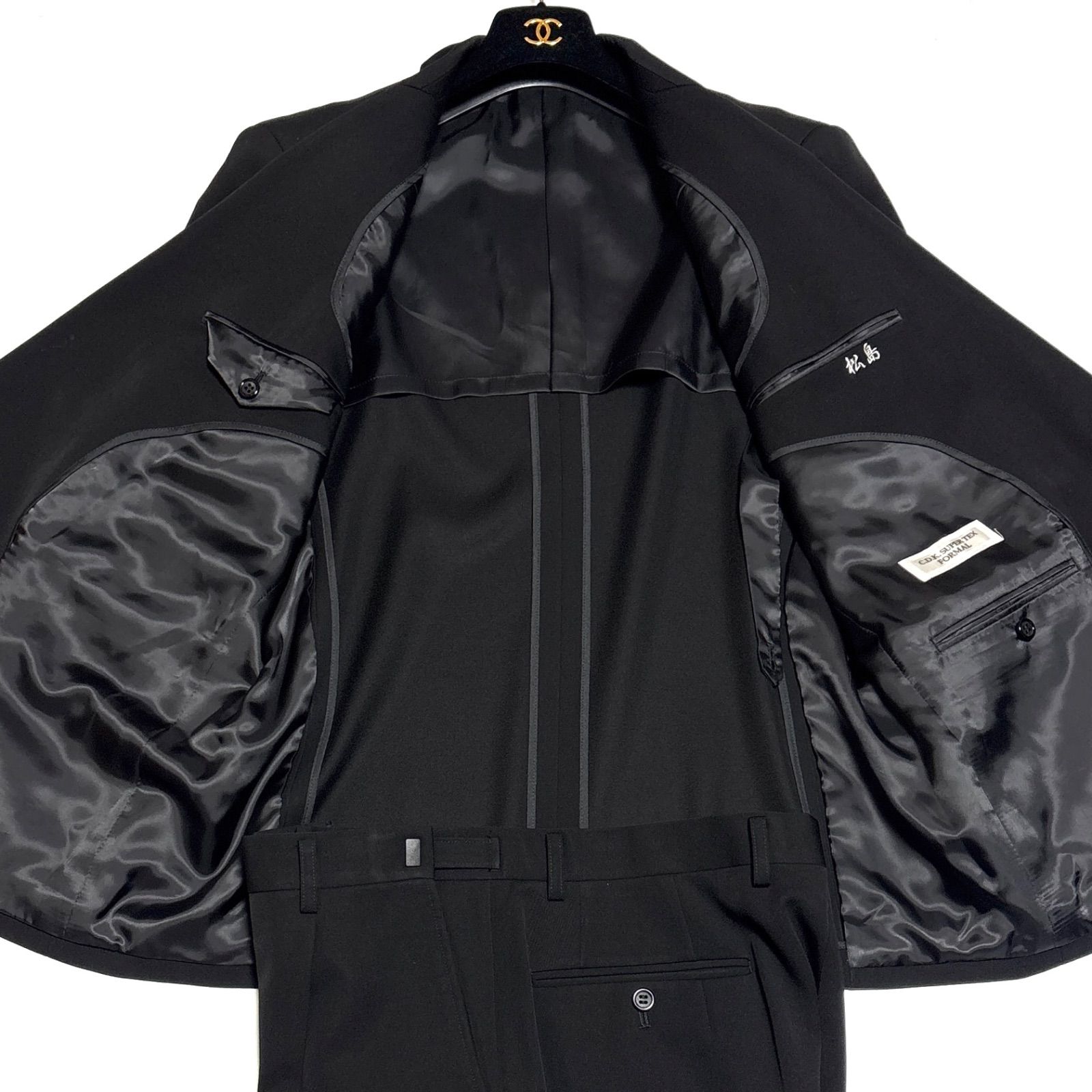 CDK SUPER TEX FORMAL ブラックフォーマル ダブルブレストスーツ