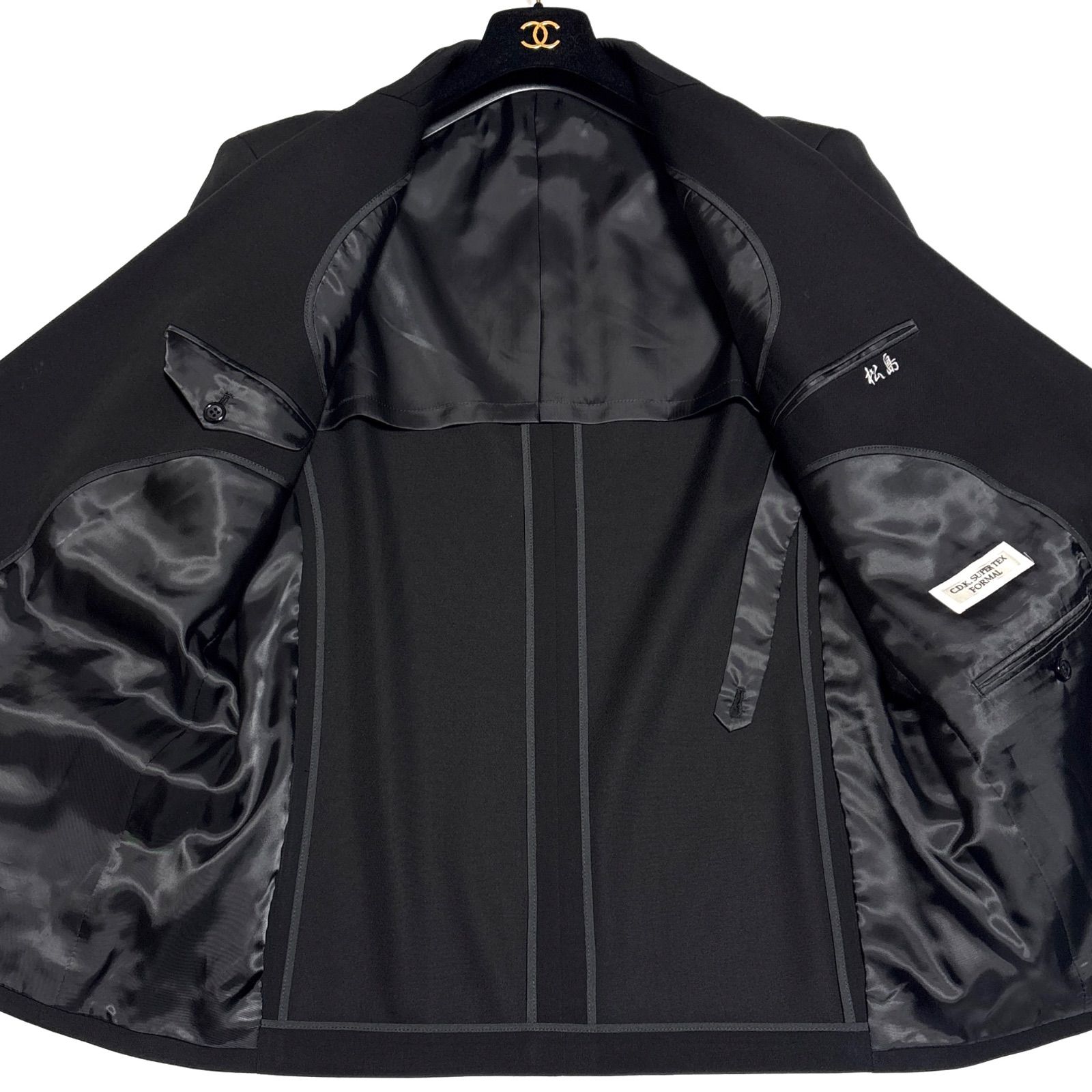 CDK SUPER TEX FORMAL ブラックフォーマル ダブルブレストスーツ