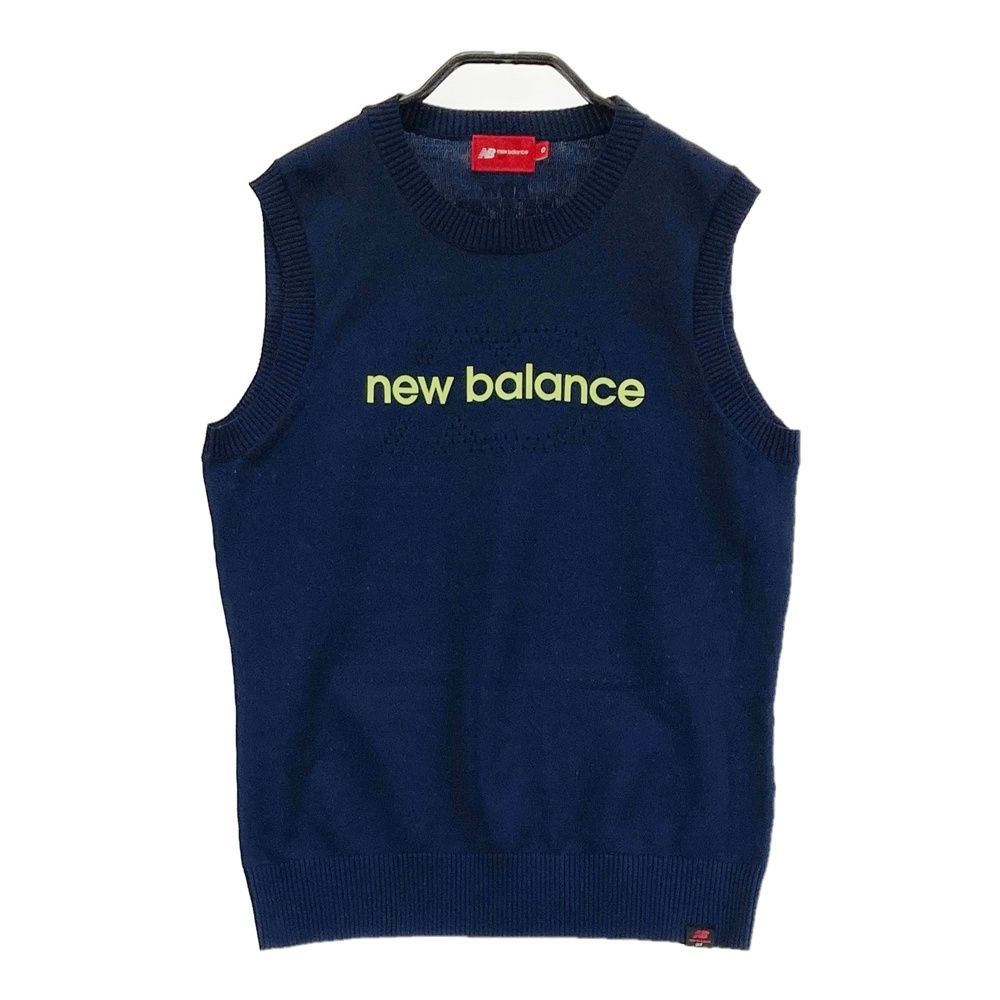 サイズ：0 NEW BALANCE GOLF ニューバランス ニットベスト ネイビー系