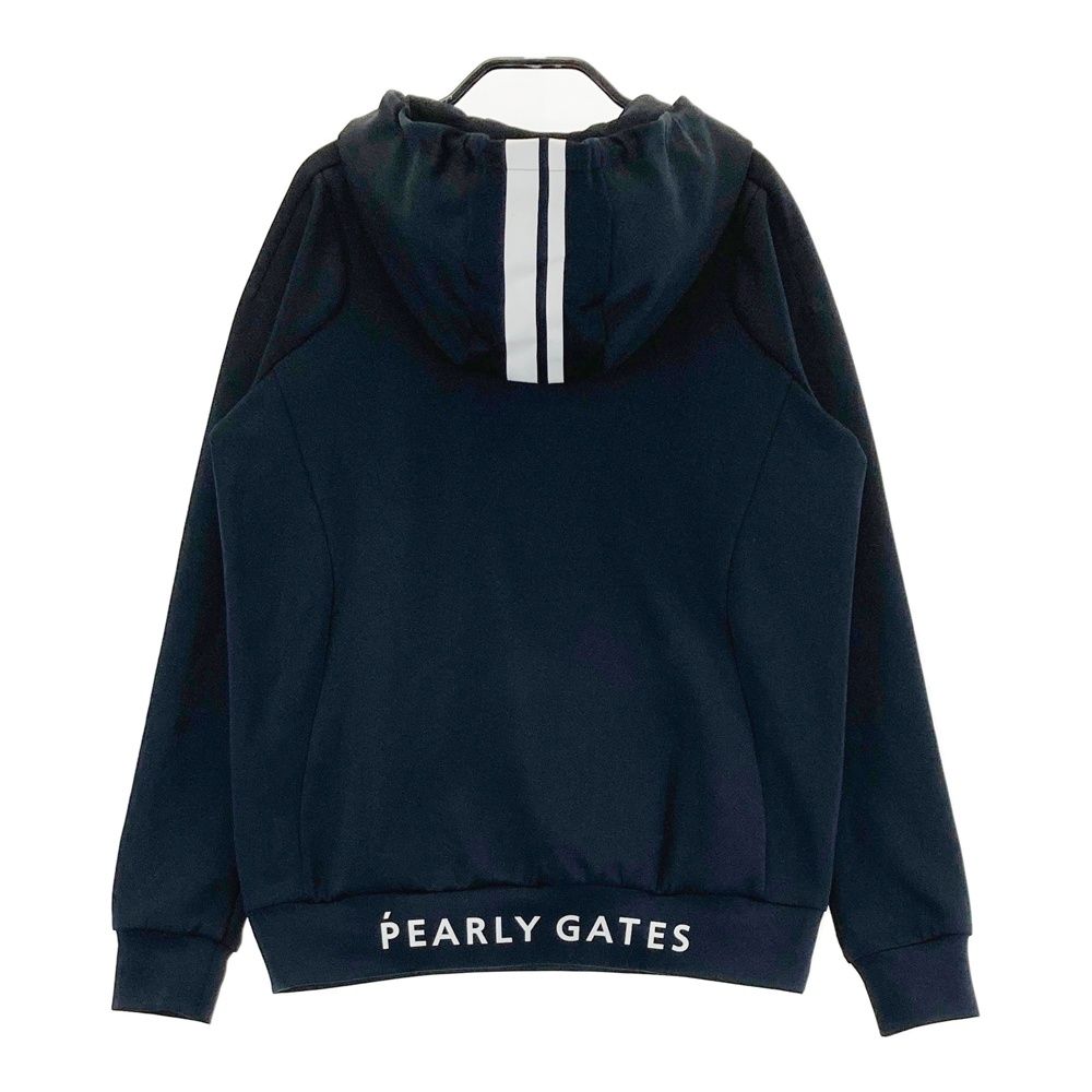 サイズ 0 PGG PEARLY GATES パーリーゲイツ パーカー ネイビー系 ゴルフウェア レディース ストスト