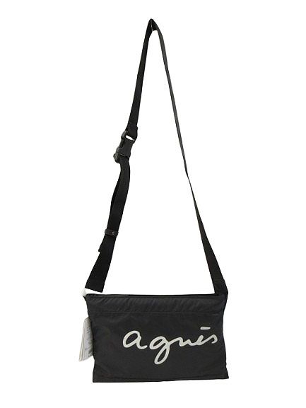 アニエスベー agnes b. ショルダーバッグ XAH03 03 サコッシュ 黒 ブラック BAG カバン 鞄