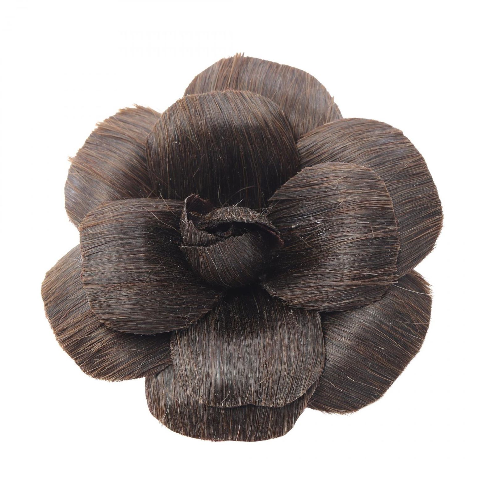 シャネル CHANEL ブローチ カメリア ブラウン その他 カメリア ブローチ レディース Used B