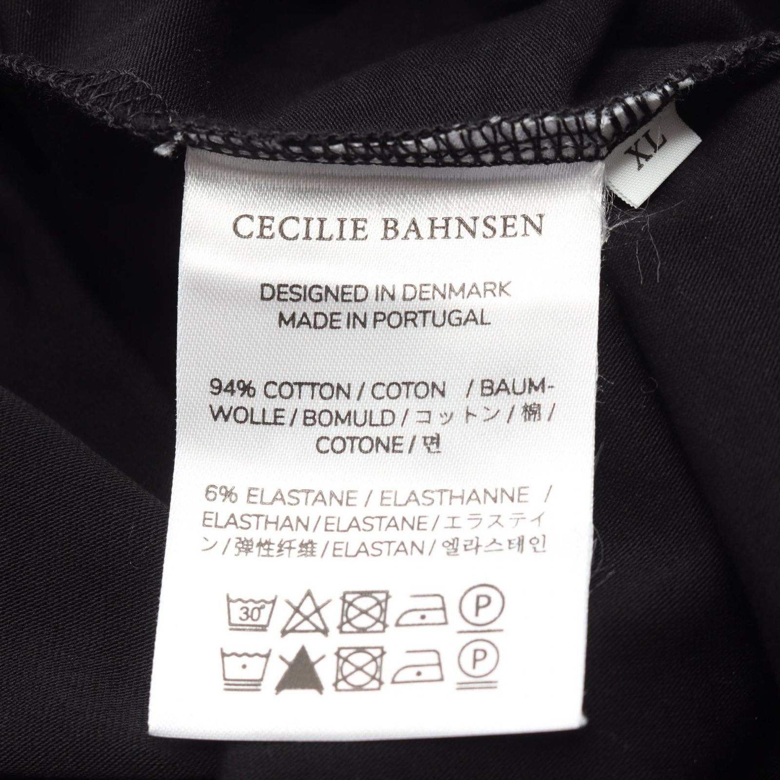  セシリーバンセン Cecilie Bahnsen ワンピース コットン レディース A 長袖 七分袖 ひざ丈ワンピース