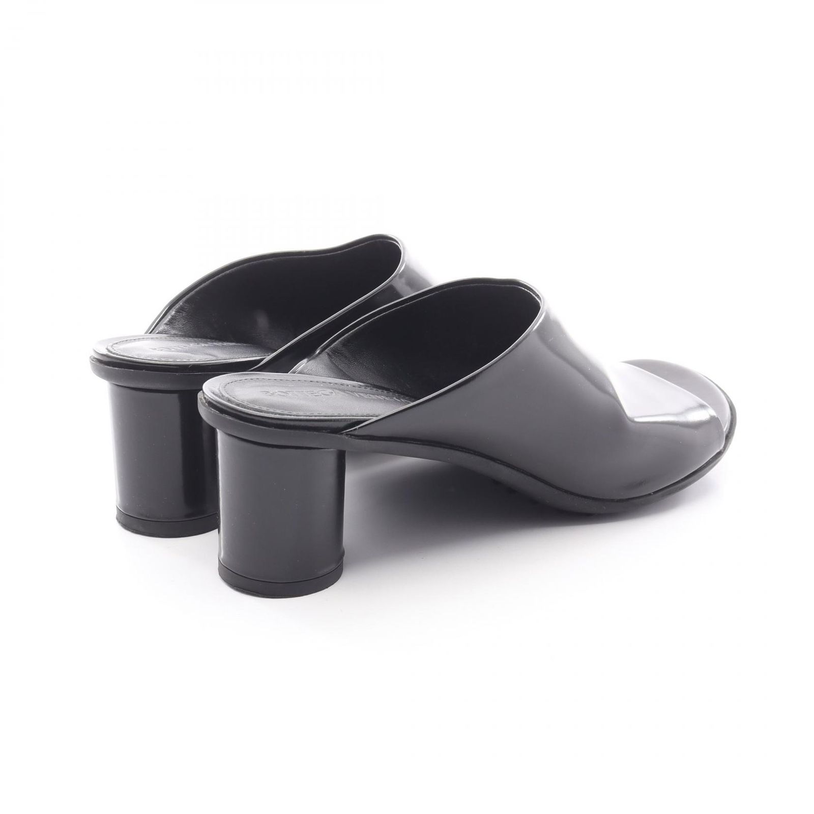 ボッテガヴェネタ BOTTEGA VENETA ミュール パテントレザー サンダル