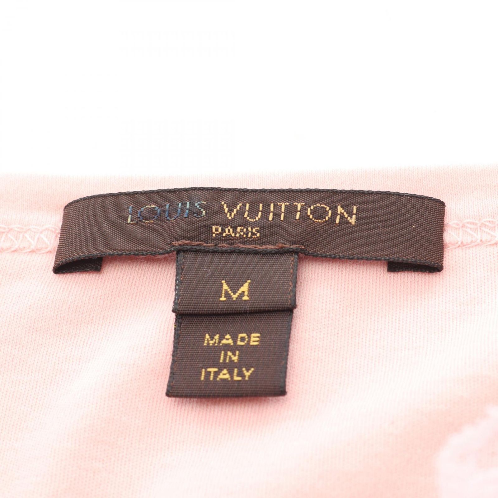  ルイ ヴィトン LOUIS VUITTON カットソー ピンク コットン モノグラムカットソー レディース A 長袖 Tシャツ カットソー