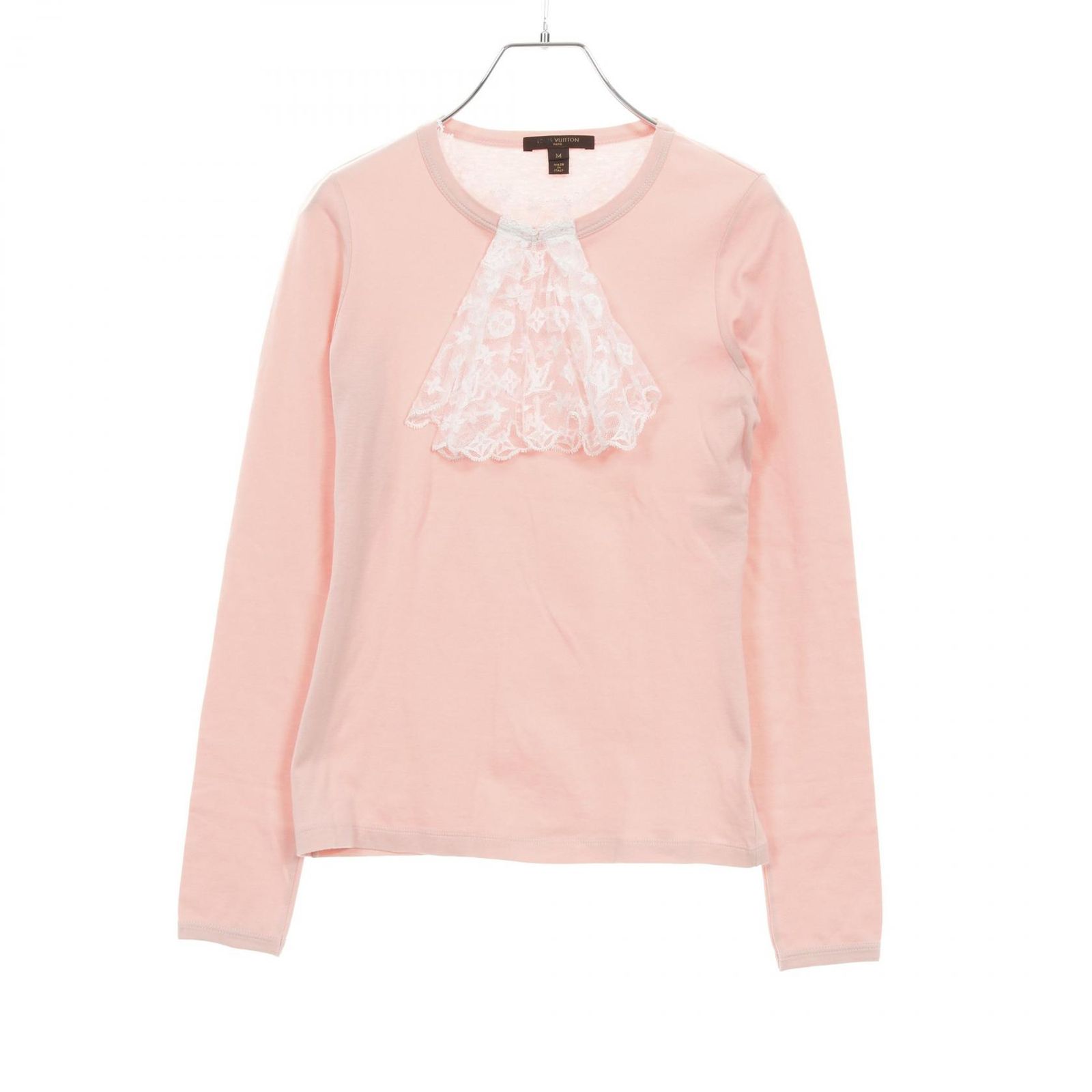 ルイ ヴィトン LOUIS VUITTON カットソー ピンク コットン モノグラムカットソー レディース Used A